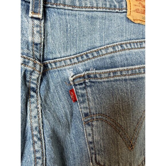 Levi's 505 Women's Long Straight Leg Nouveau Low Jeans Size 8L - Picture 7 of 14